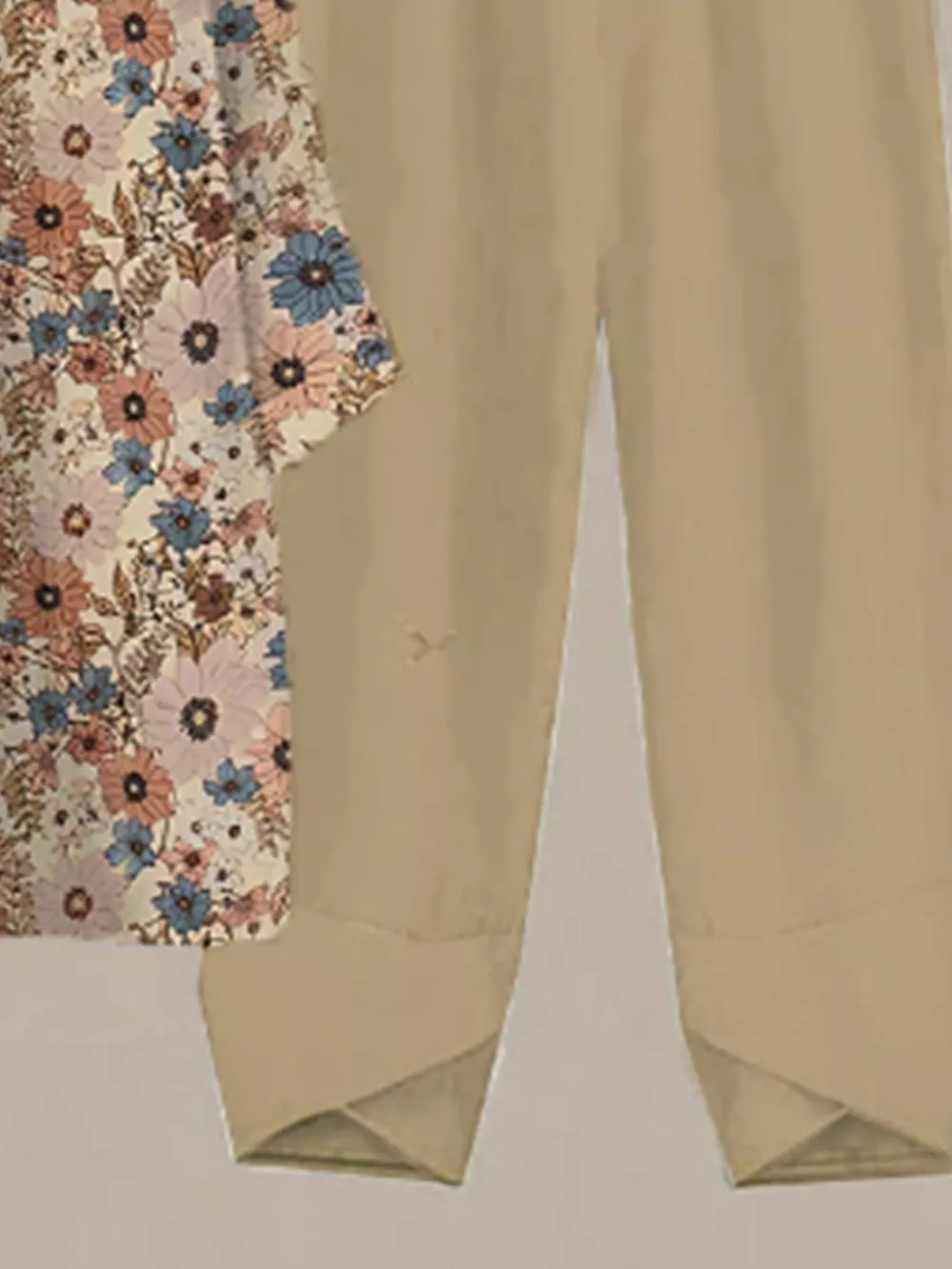 Printed Half Sleeve Top and Pants Set, image 16