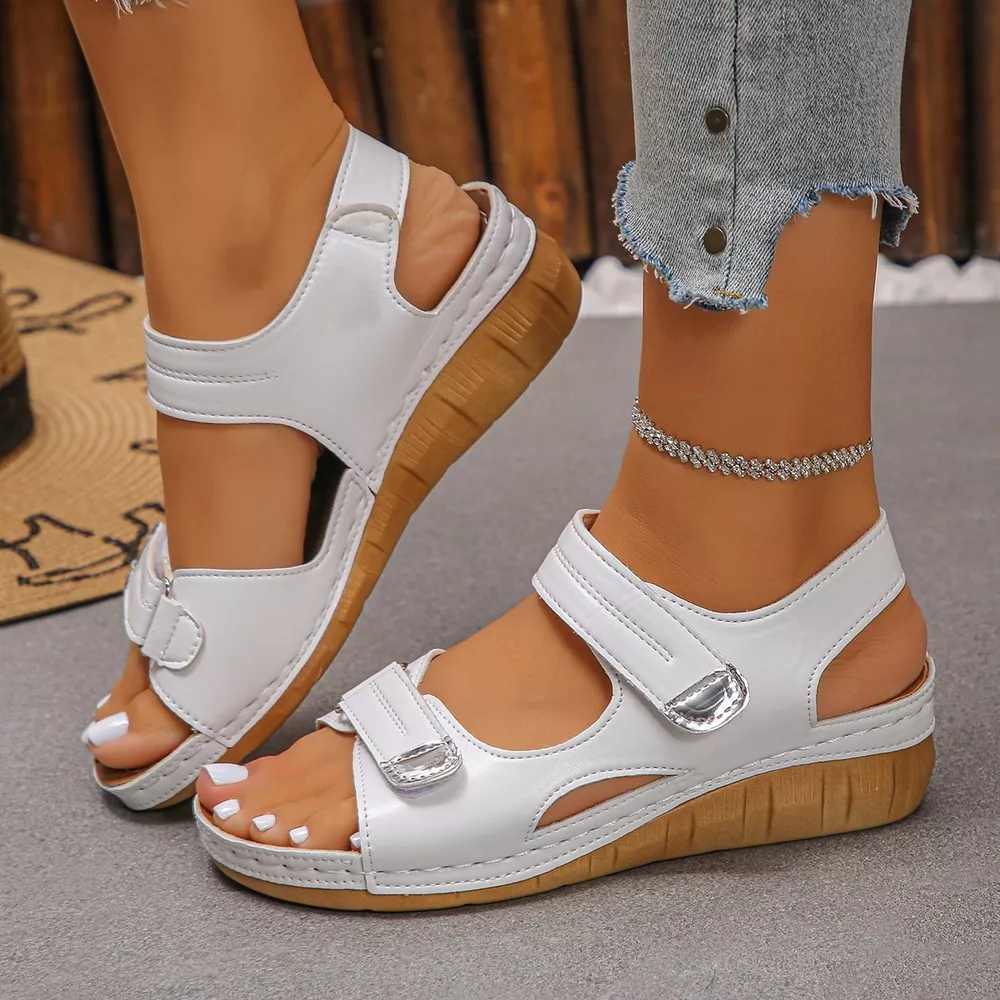 Open Toe Wedge Sandals, image 3