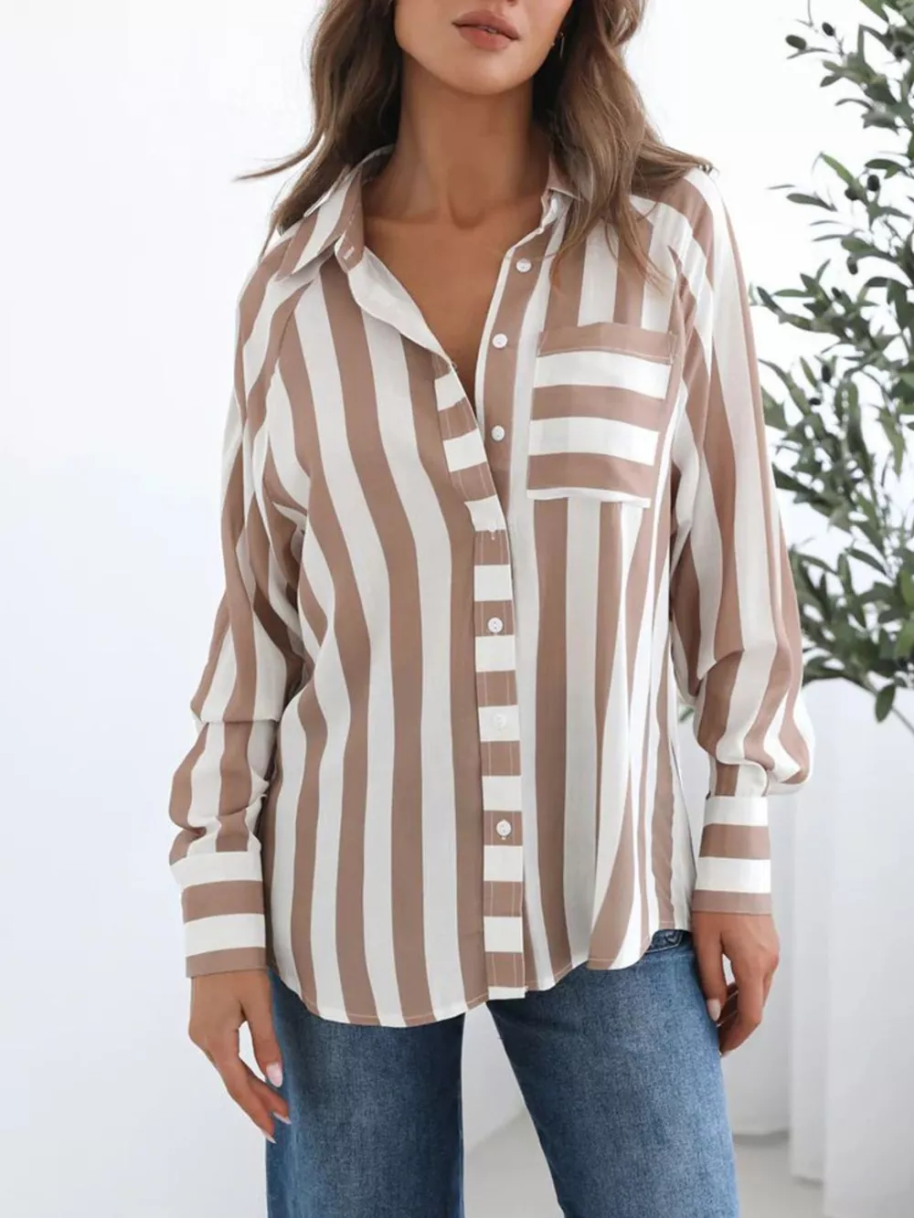 Striped Button-Down Shirt, image 2
