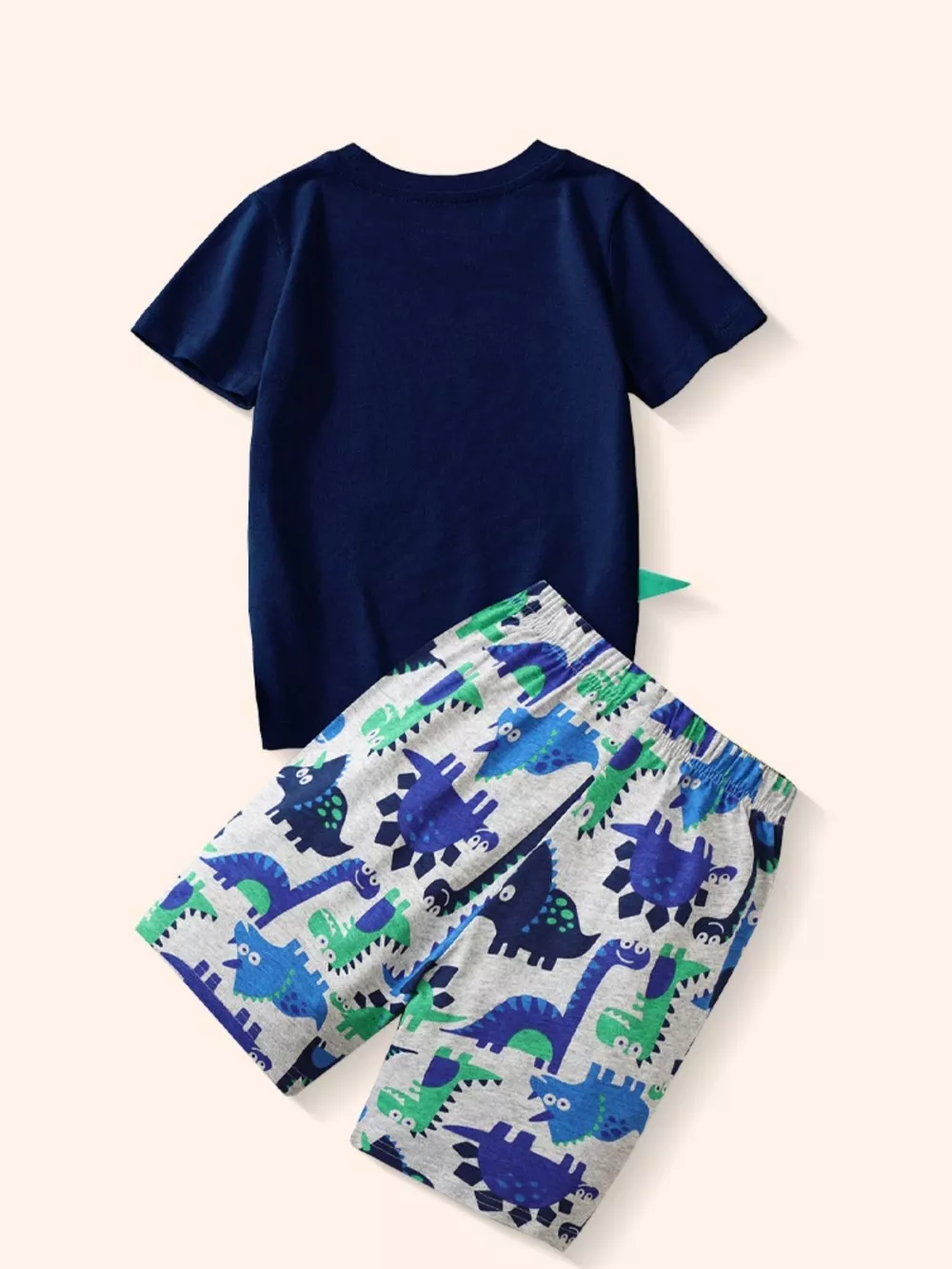 Children's Dinosaur Short Sleeve Tee and Shorts Set, image 4