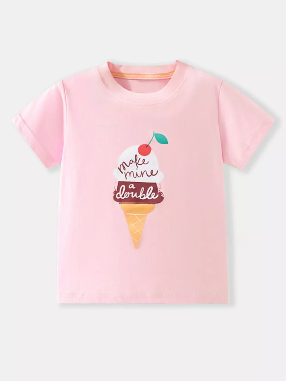 Children's Ice Cream Graphic Short Sleeve T-Shirt, image 2