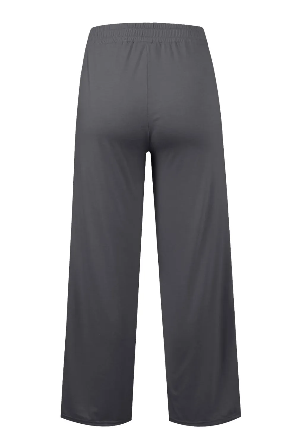 Drawstring Elastic Waist Wide Leg Pants, image 29