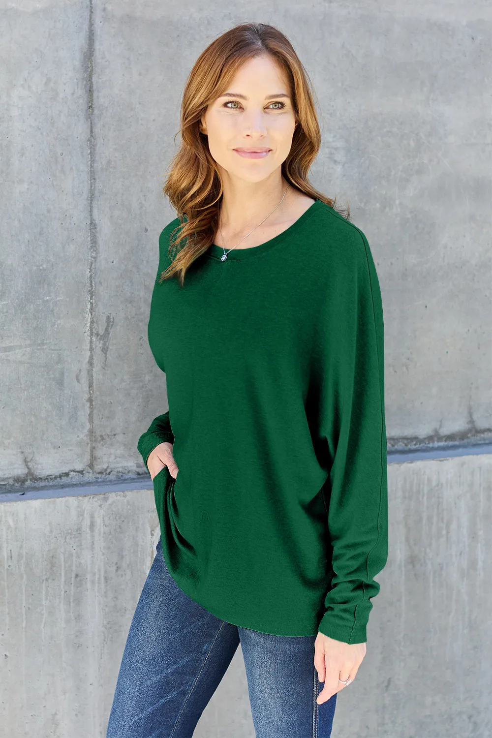 Full Size Round Neck Long Sleeve T-Shirt, image 22