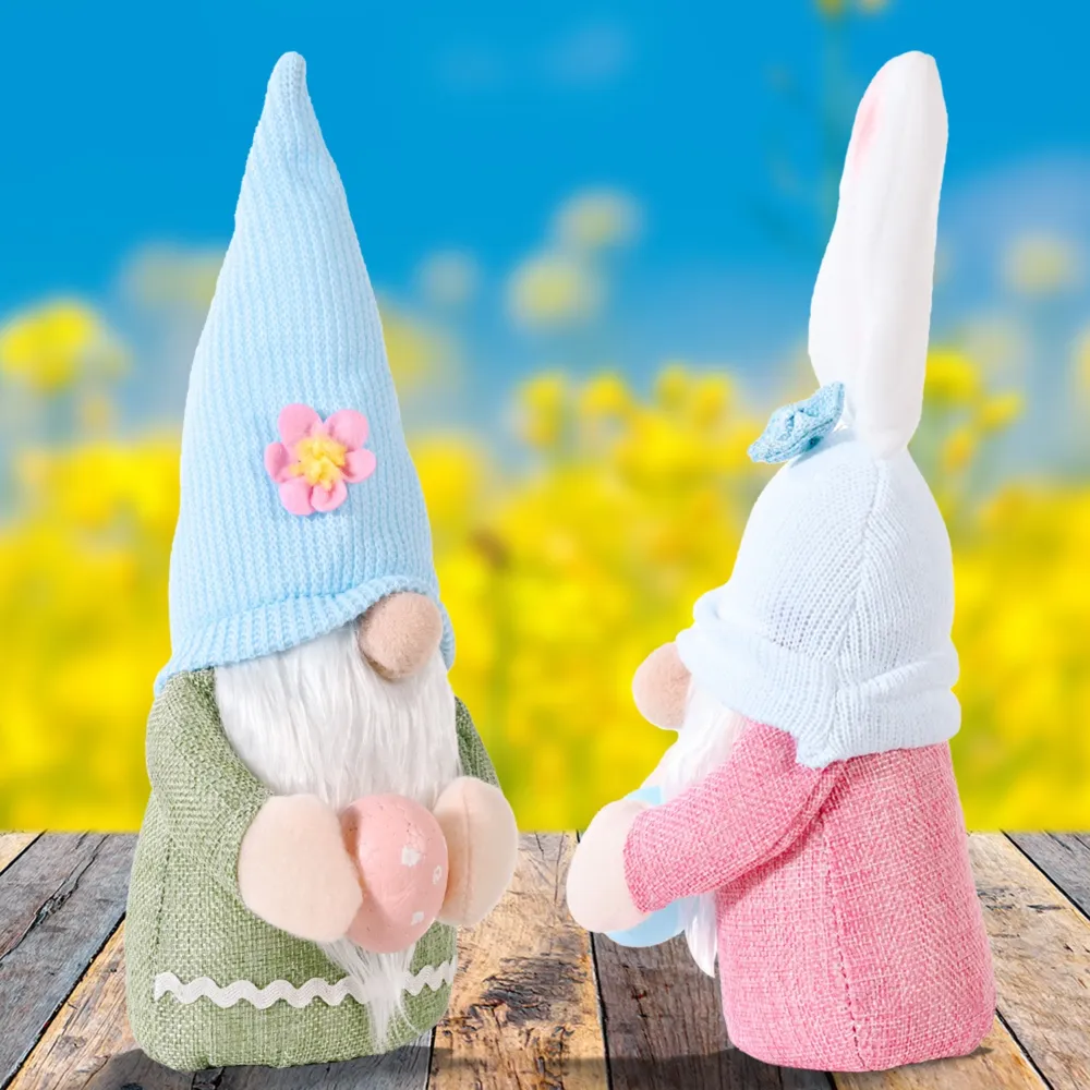 Easter Knitted Hat Faceless Doll, image 4