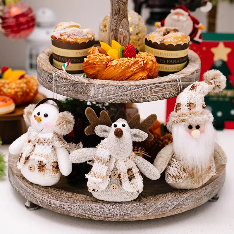 Santa Snowman Reindeer Hanging Ornament, image 7