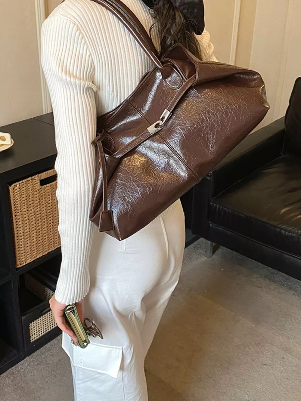 PU Leather Shoulder Bag, image 6