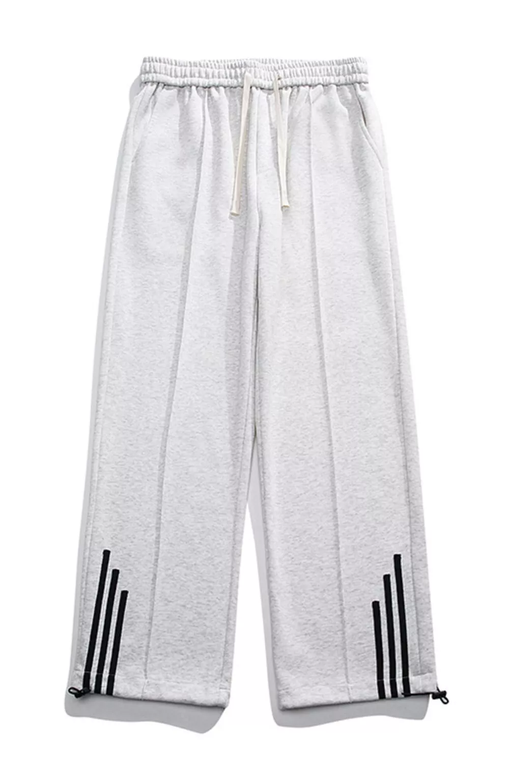 Men's Plus Size Casual Loose Fit Sweatpants with Striped Detail, image 4