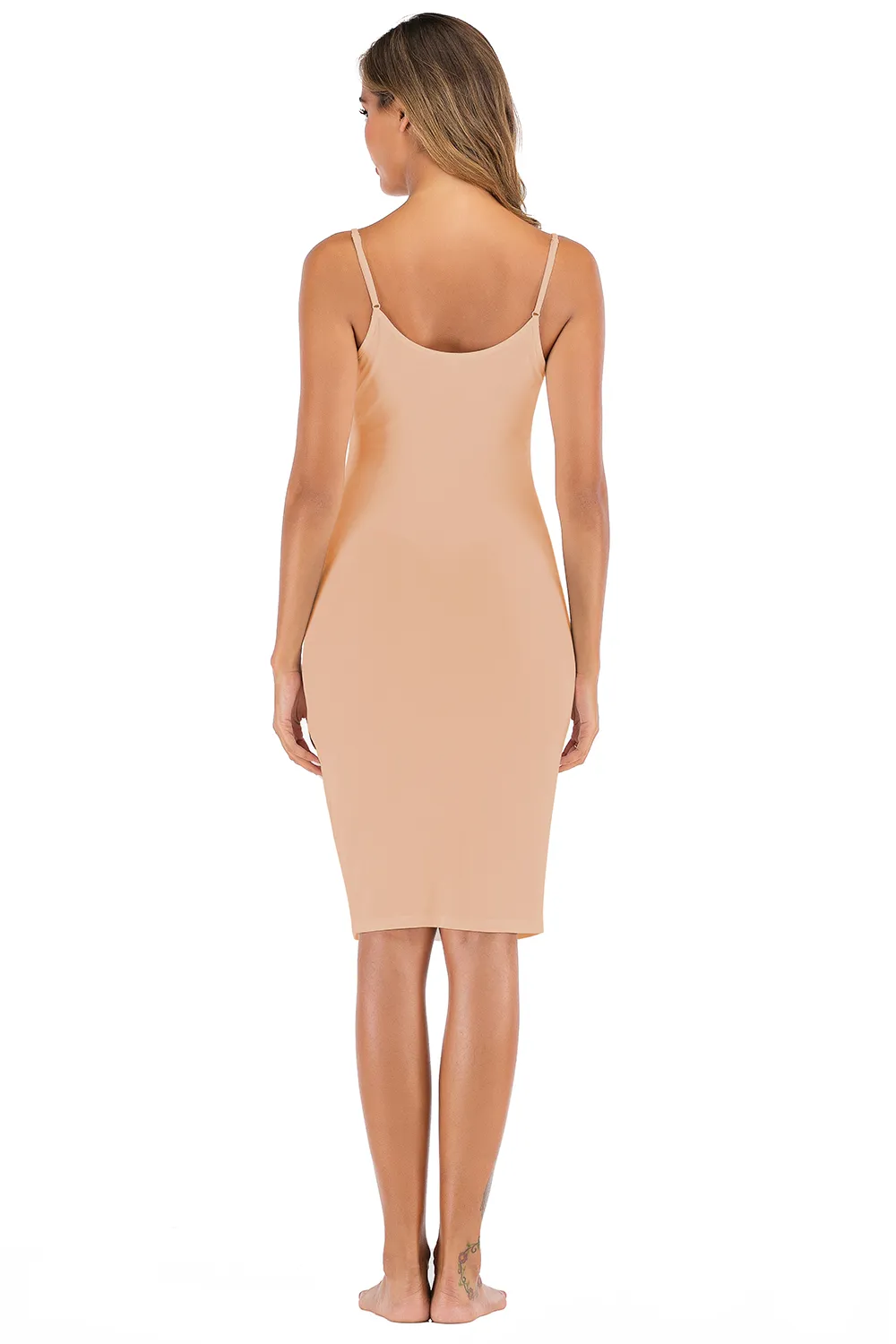 Lace Detail V-Neck Spaghetti Strap Lounge Dress, image 9