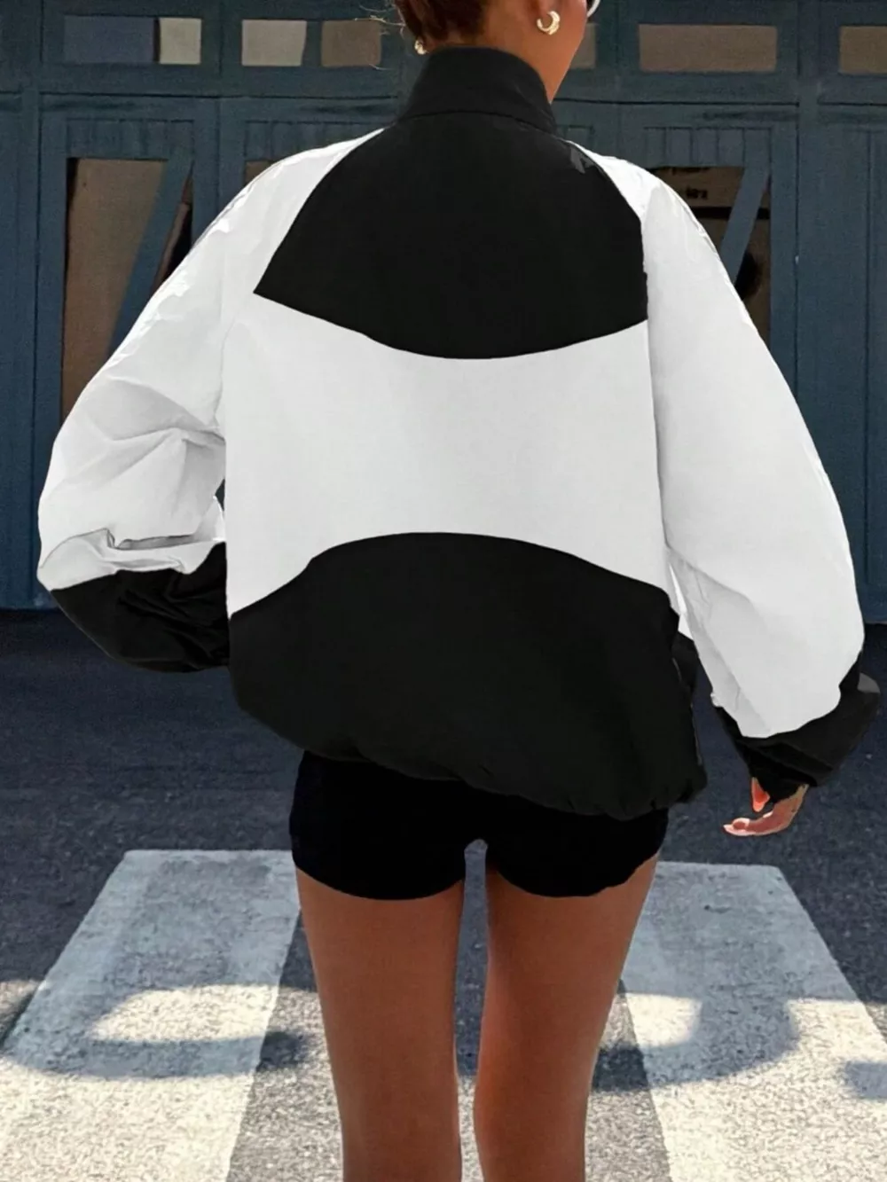 Color Block Zip-Up Jacket, image 6