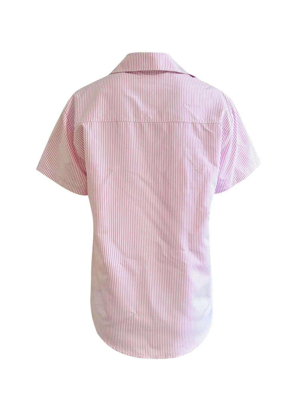 Full Size Striped Button-Up Casual Shirt with Pocket Plus Size, image 19