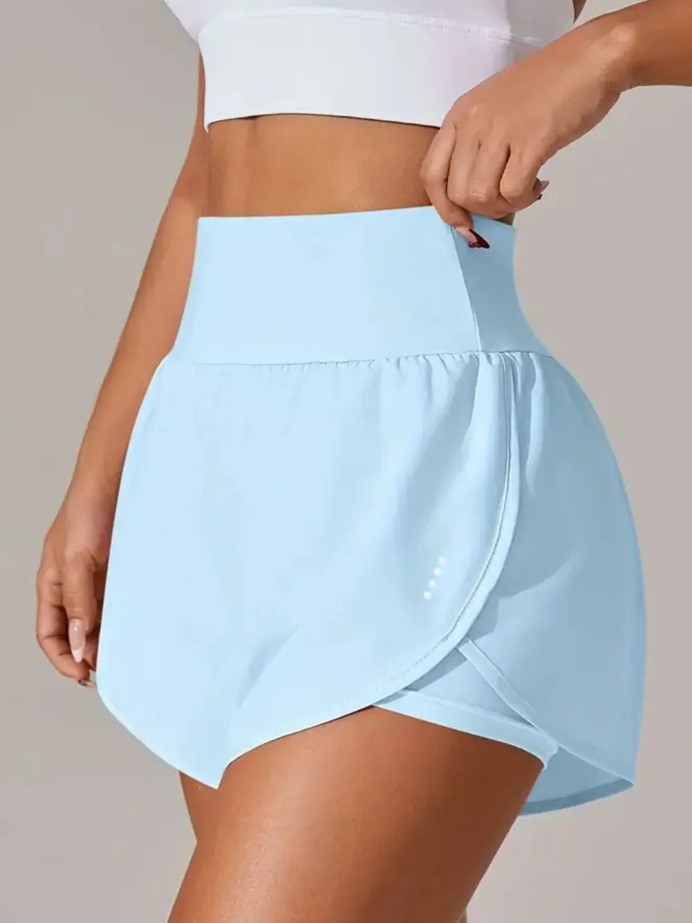 Pocketed High Waist Active Shorts, image 23