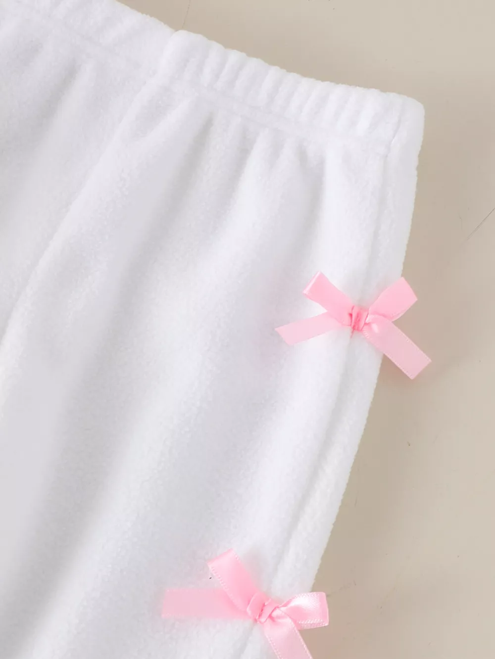 Children's Bow Round Neck Top and Pants Set, image 4