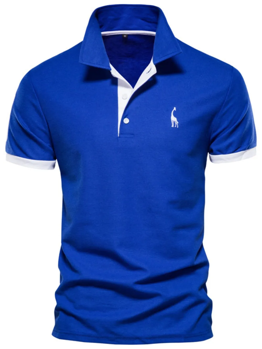 Men's Full Size Contrast Trim Classic Polo Shirt Plus Size, image 11