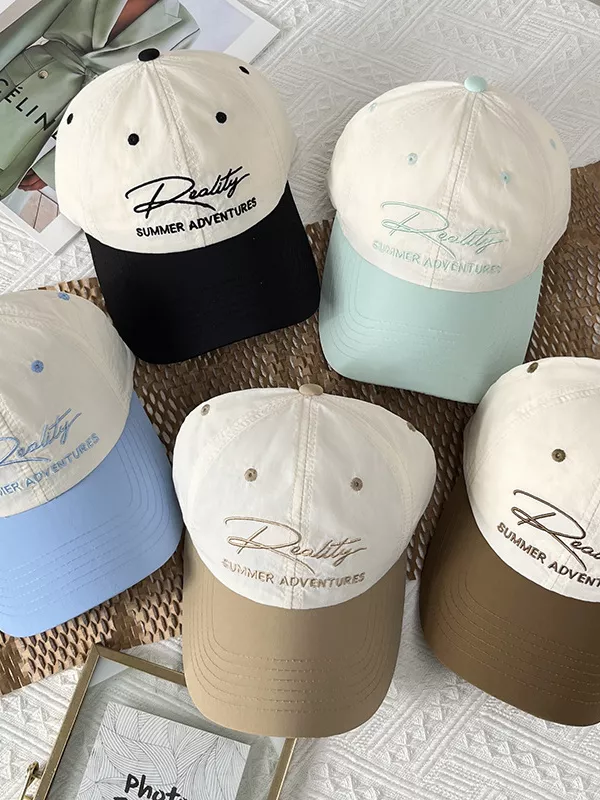 Letter Embroidered Adjustable Baseball Cap, image 9