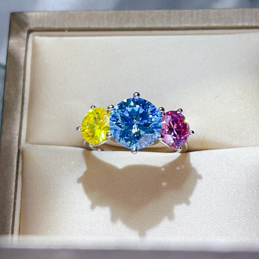 5 Carat Moissanite 925 Sterling Silver Ring, image 11