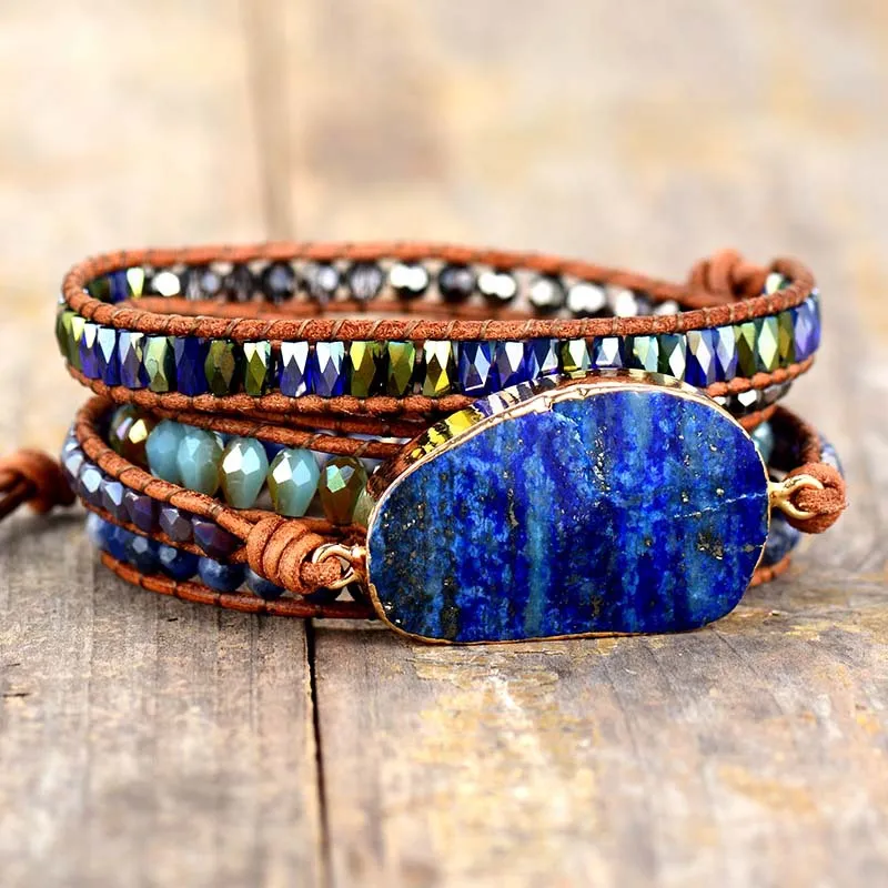 Lapis Lazuli Layered Bracelet, image 3