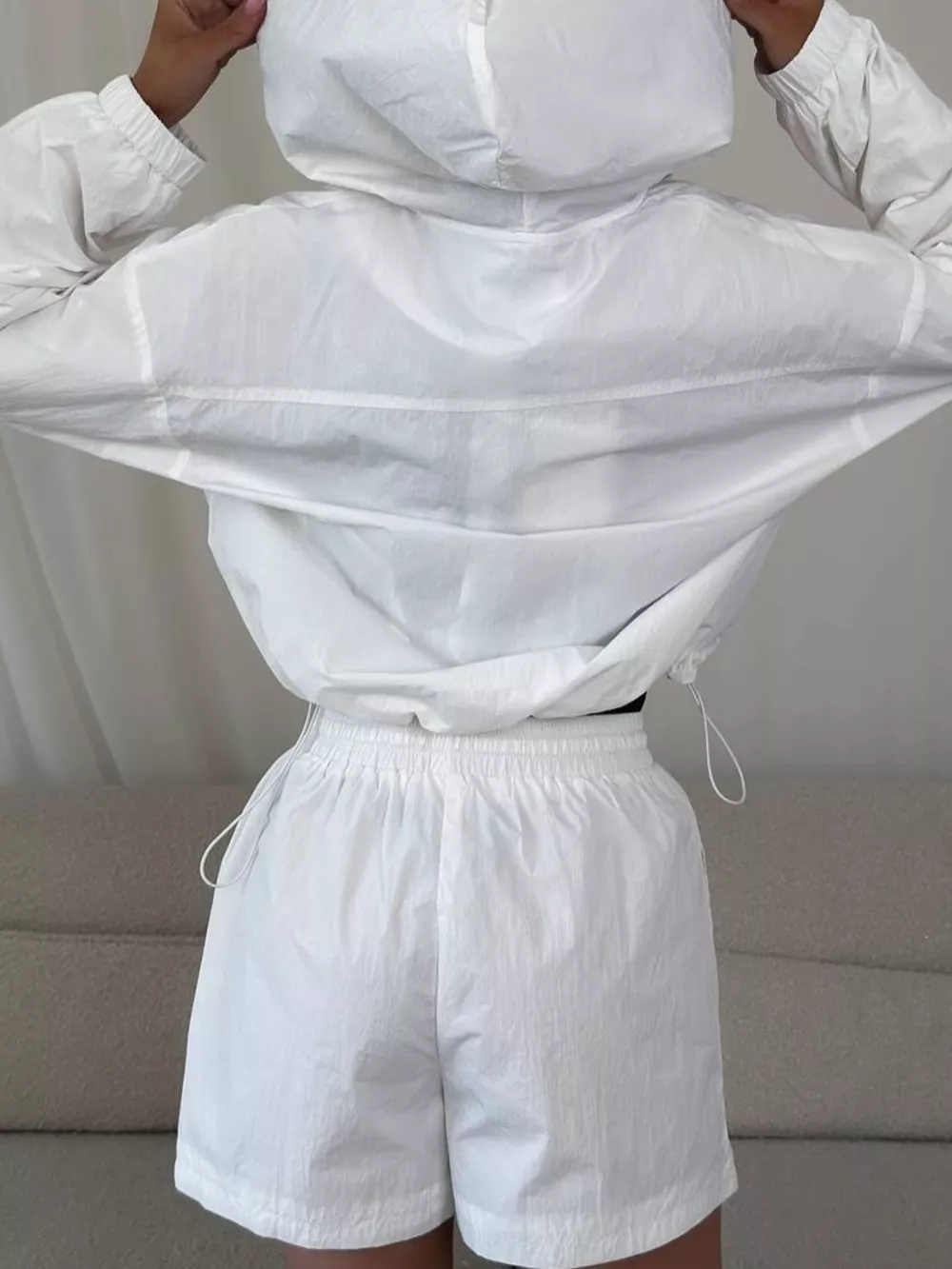 Lightweight Hooded Jacket and Shorts Set, image 5