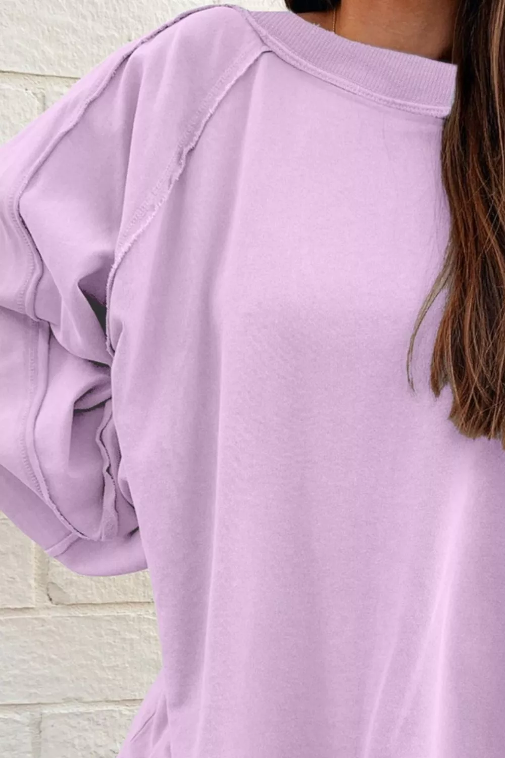 Oversized Washed Crewneck Sweatshirt, image 5