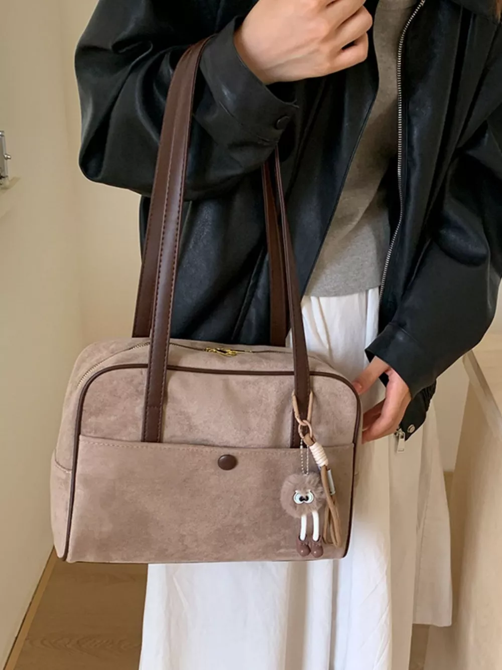 Vintage Handbag with Charm, image 2