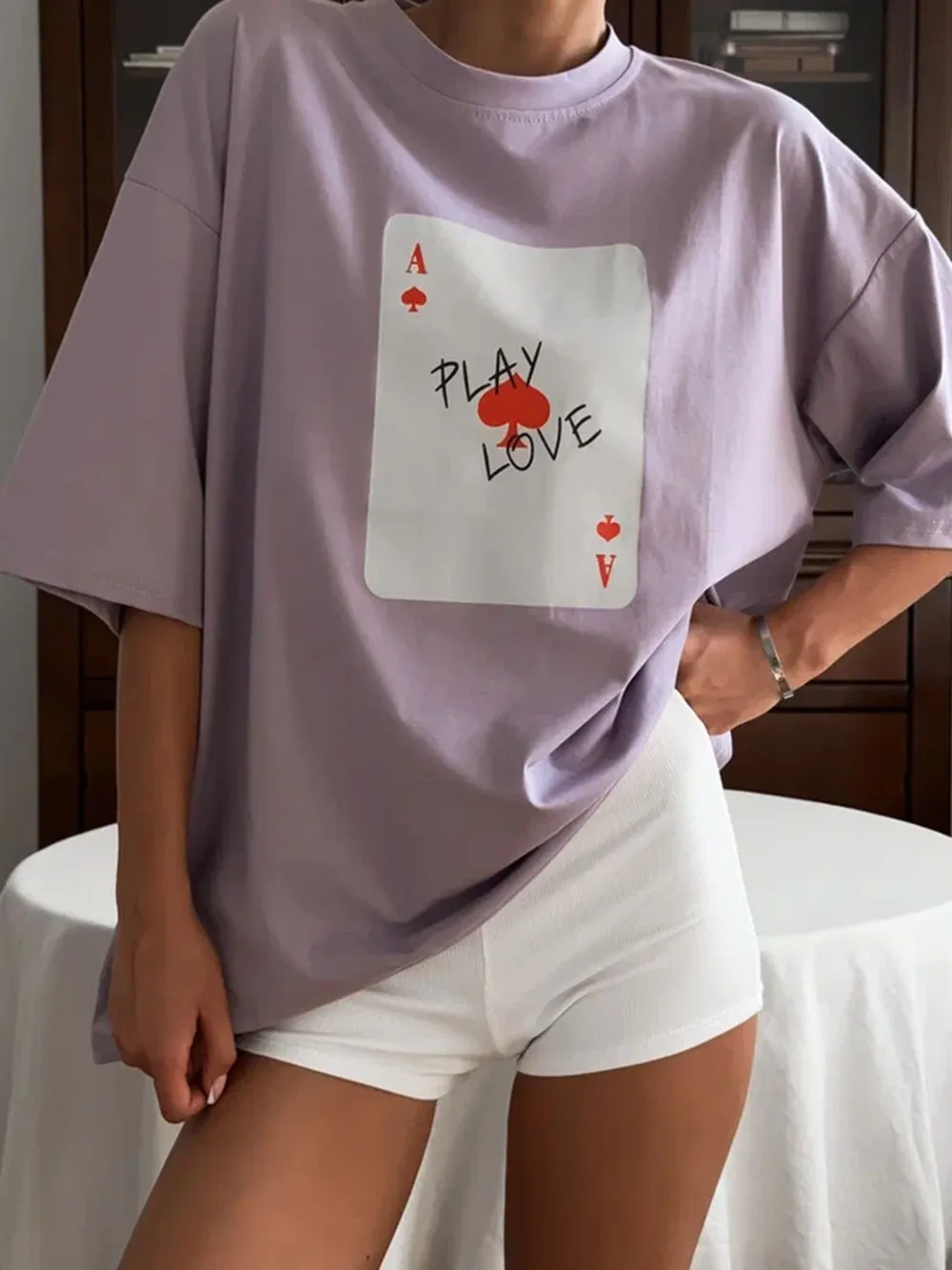 Graphic Round Neck Half Sleeve T-Shirt, image 12