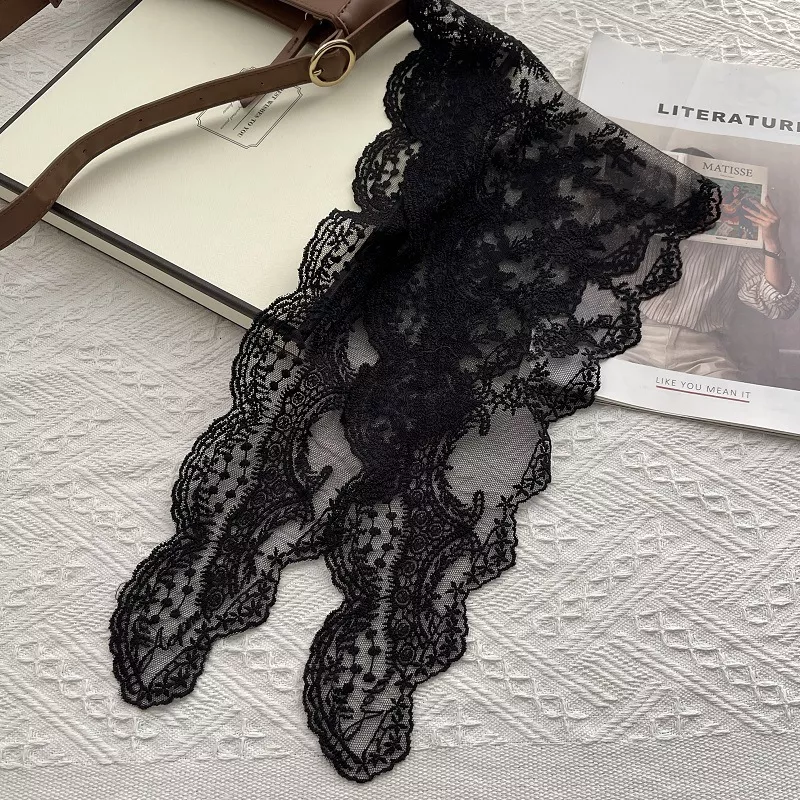 Elegant Lace Sheer Scarf, image 11