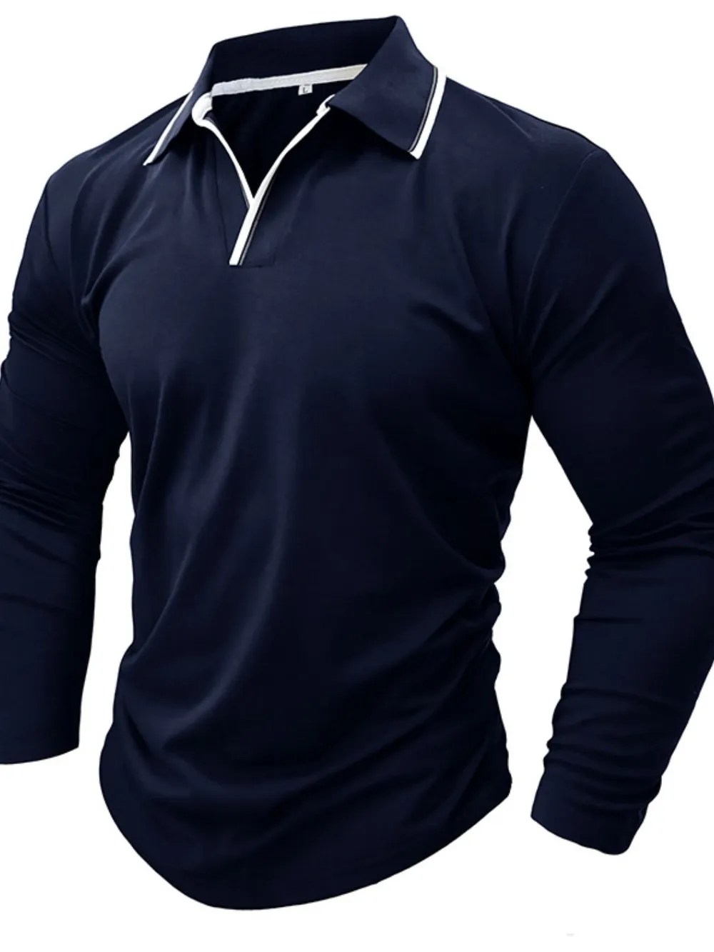 Men's Classic Long Sleeve Polo Shirt