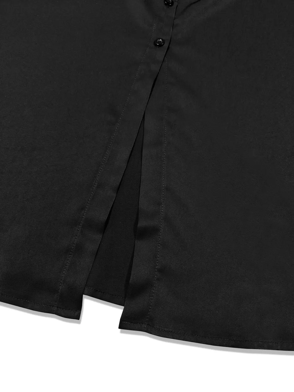 Button Down Belted Midi Shirt Dress, image 5