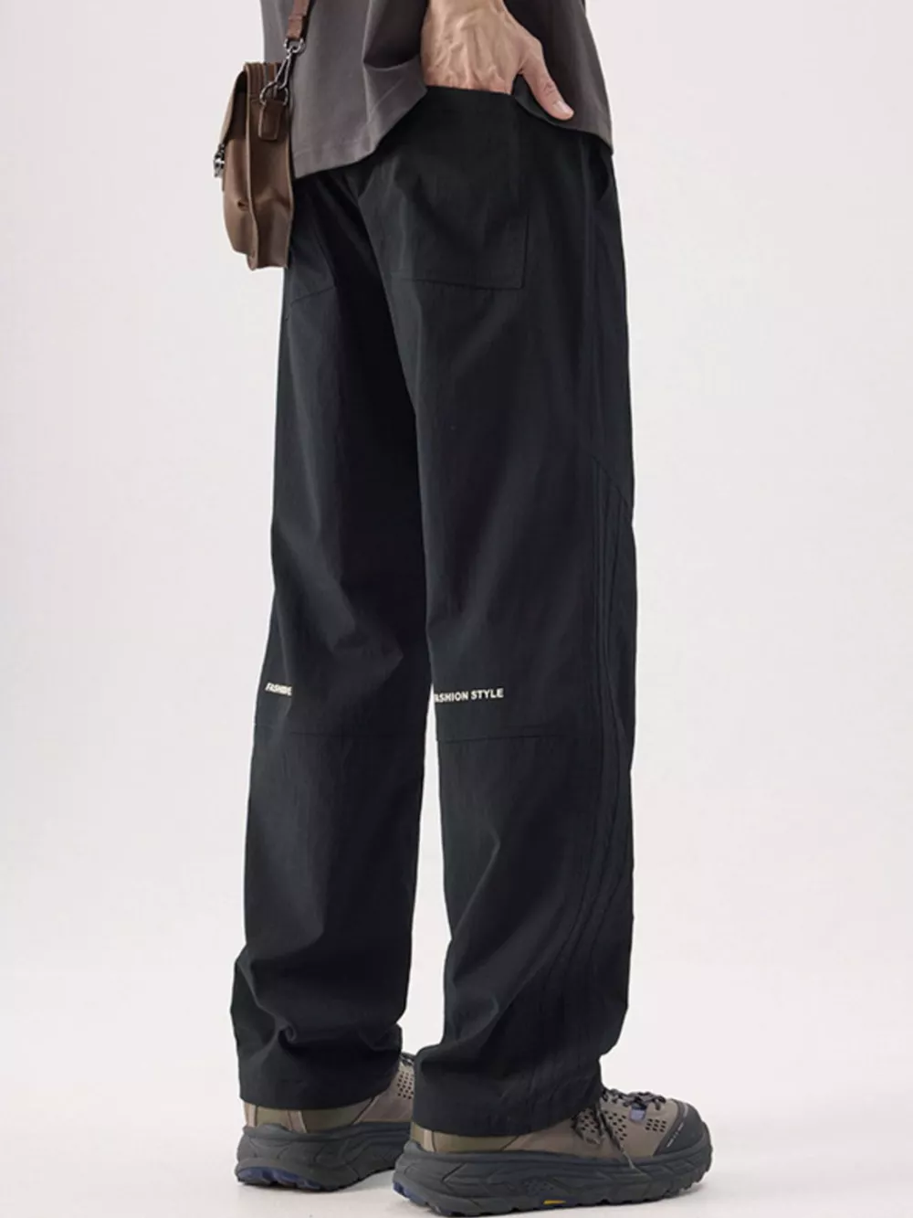 Men's Plus Size Wide Leg Pants