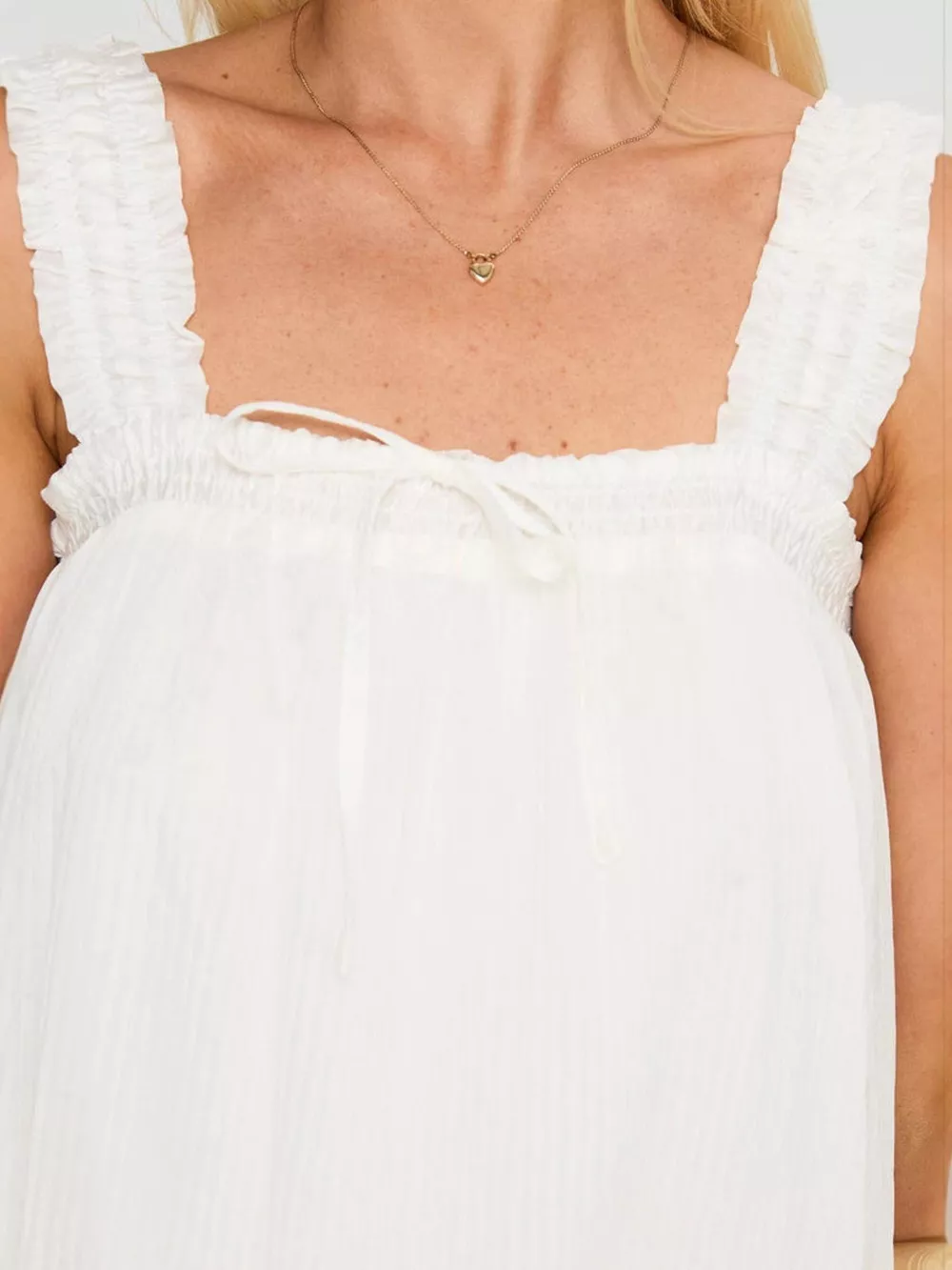 Frill Square Neck Mini Dress, image 2
