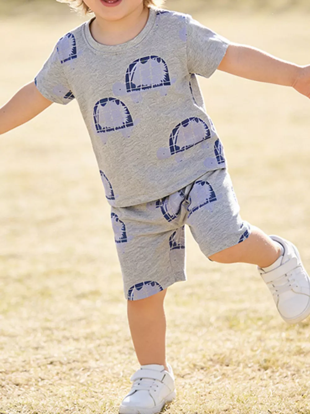 Children's Turtle Print Tee and Shorts Set, image 2