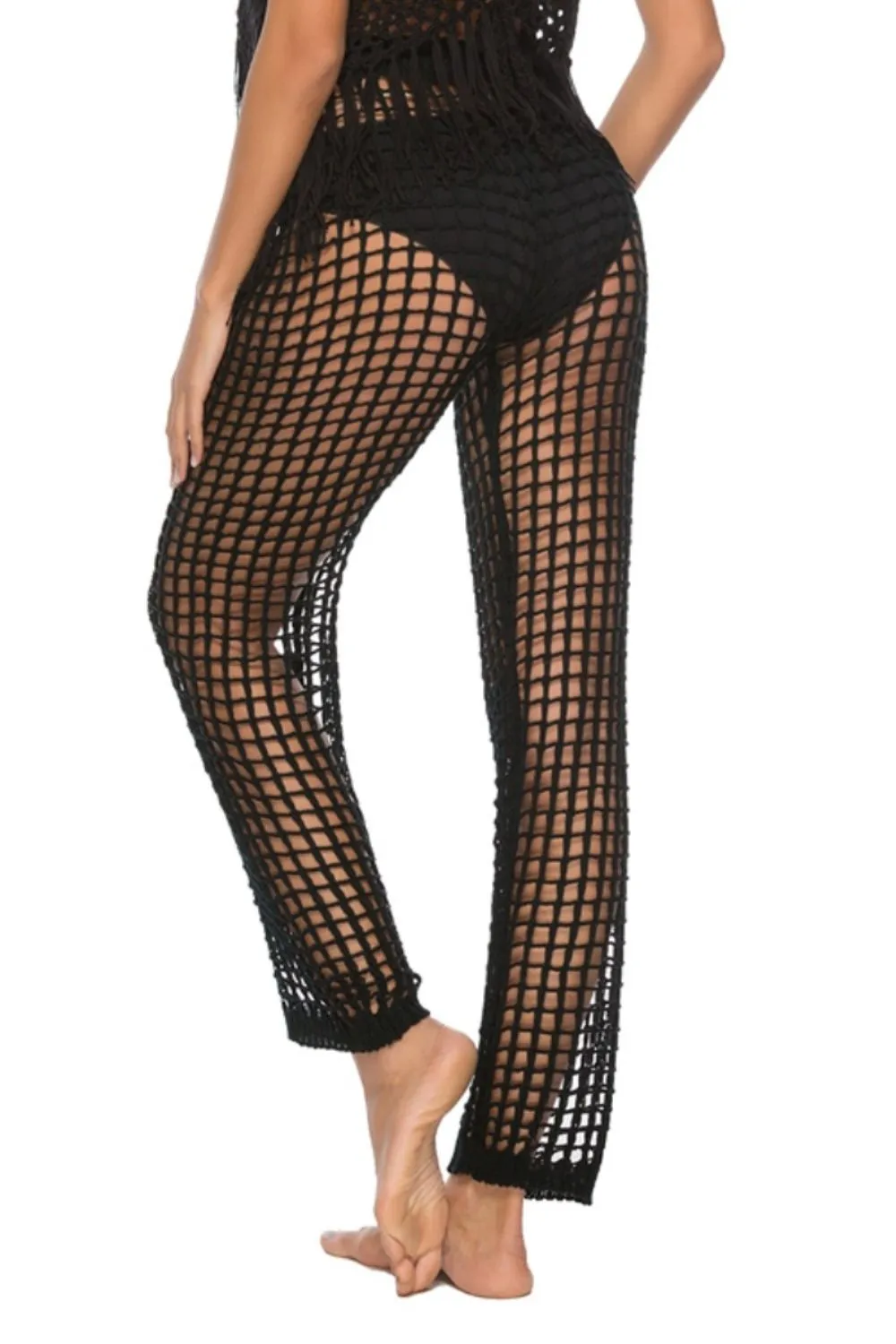 Cutout High Waist Swim Pants, image 2