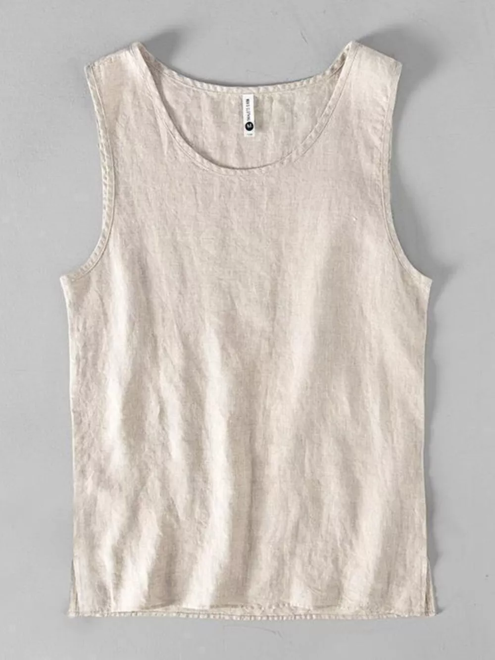 Men's Plus Size Round Neck Tank, image 4