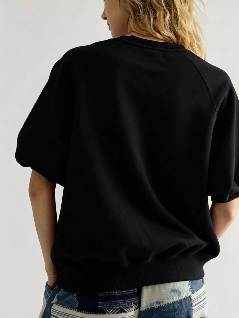 Full Size Raglan Short-Sleeve Sweatshirt Plus Size, image 12