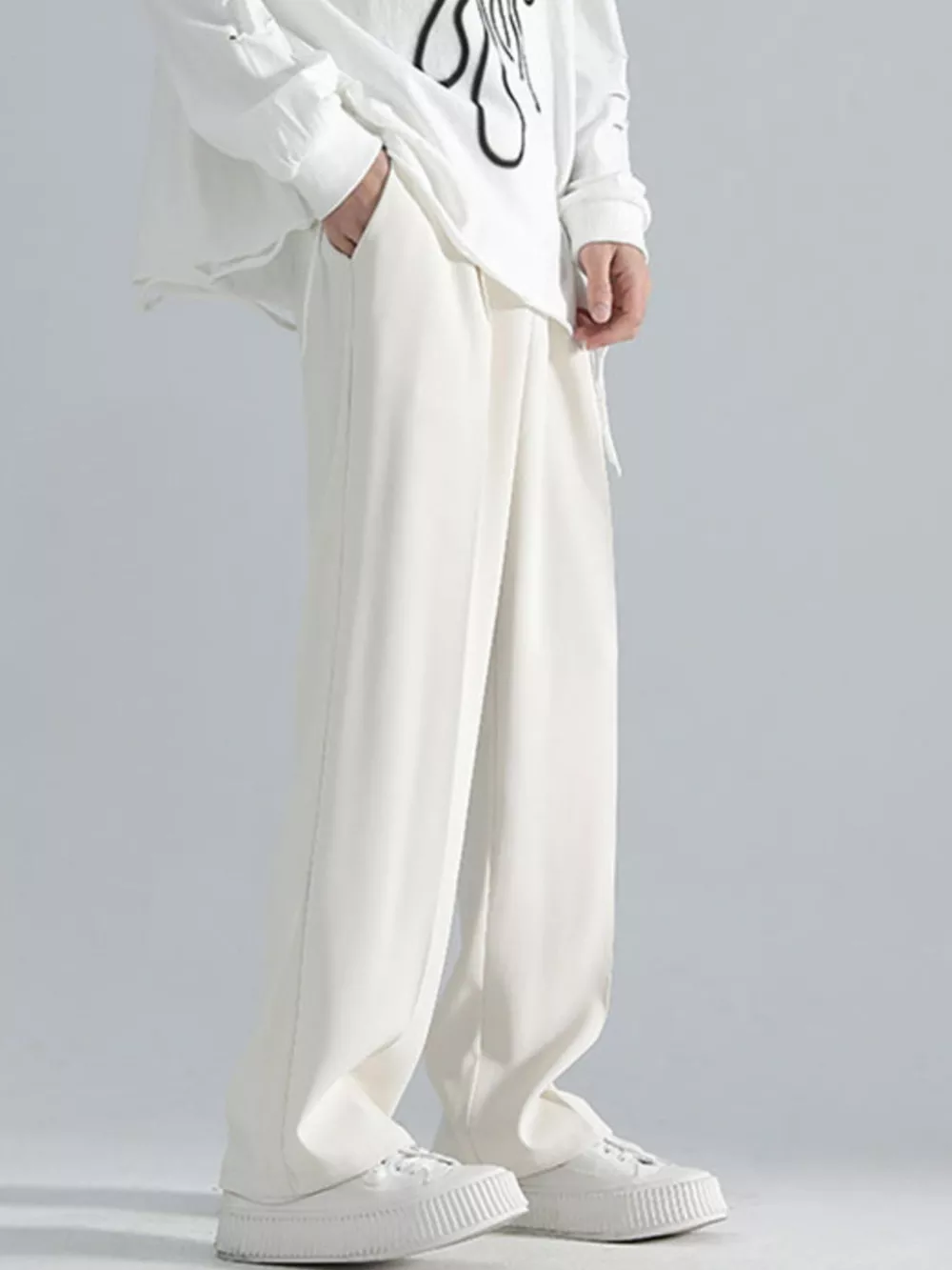 Men's Full Size Loose Fit Casual Pants Plus Size, image 2