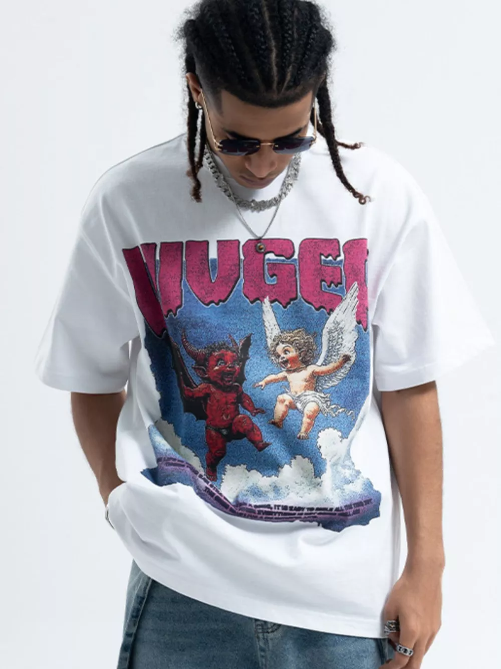 Men's Graphic Round Neck Short Sleeve T-Shirt, image 5