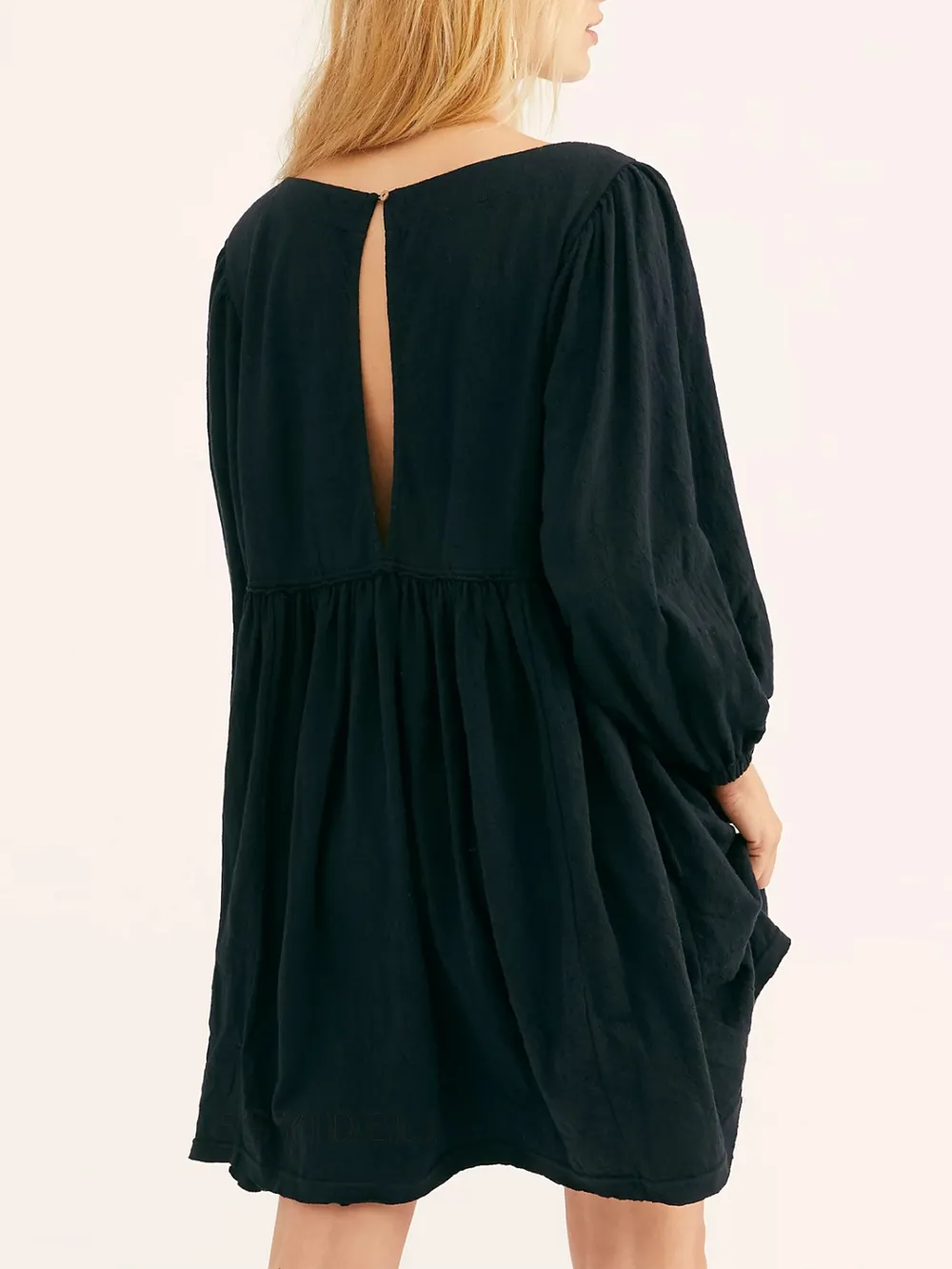 Cutout Textured Long Sleeve Mini Dress, image 17