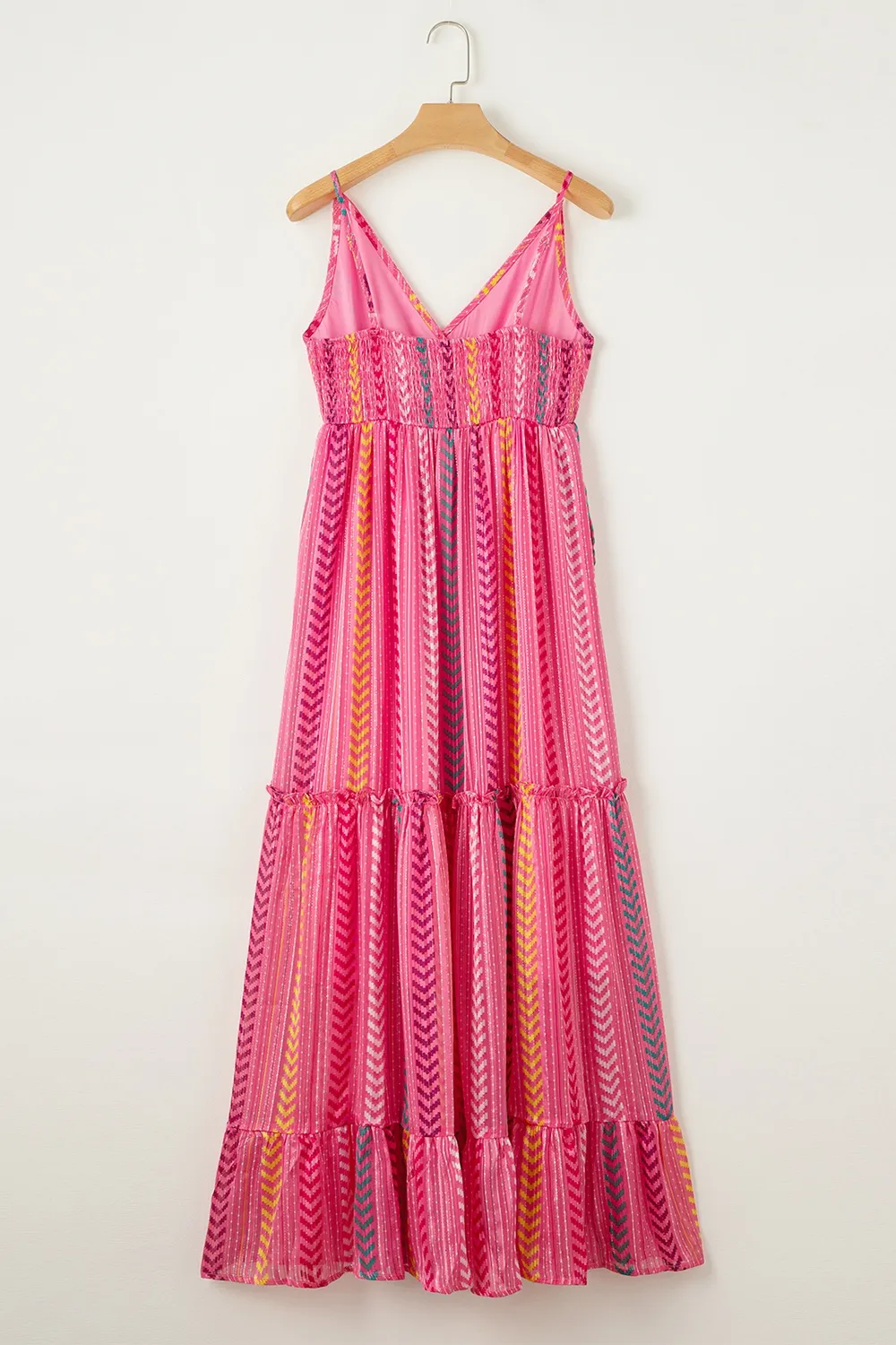 Printed Surplice Maxi Cami Dress, image 7