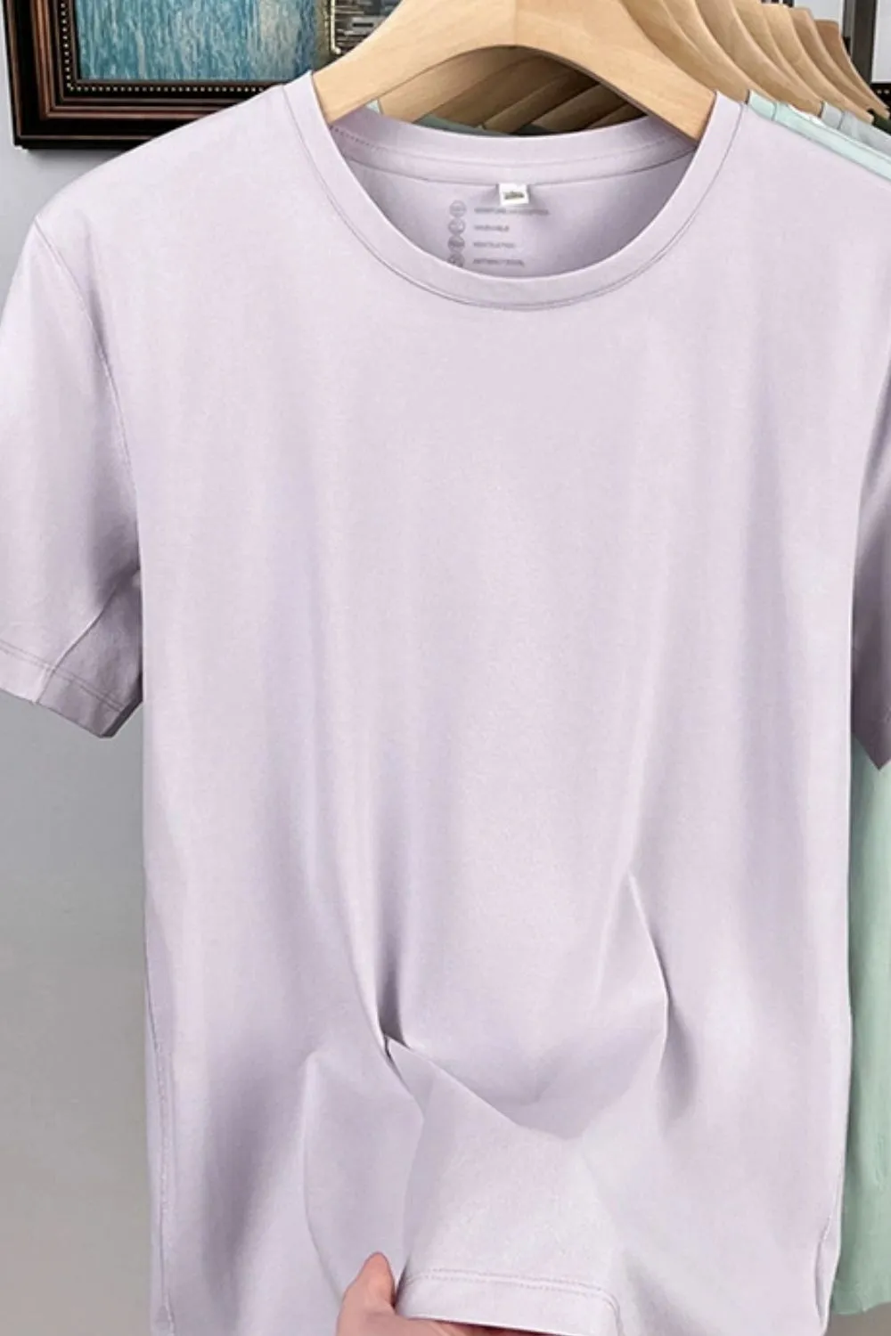 Men's Full Size Round Neck Short Sleeve T-Shirt Plus Size, image 8