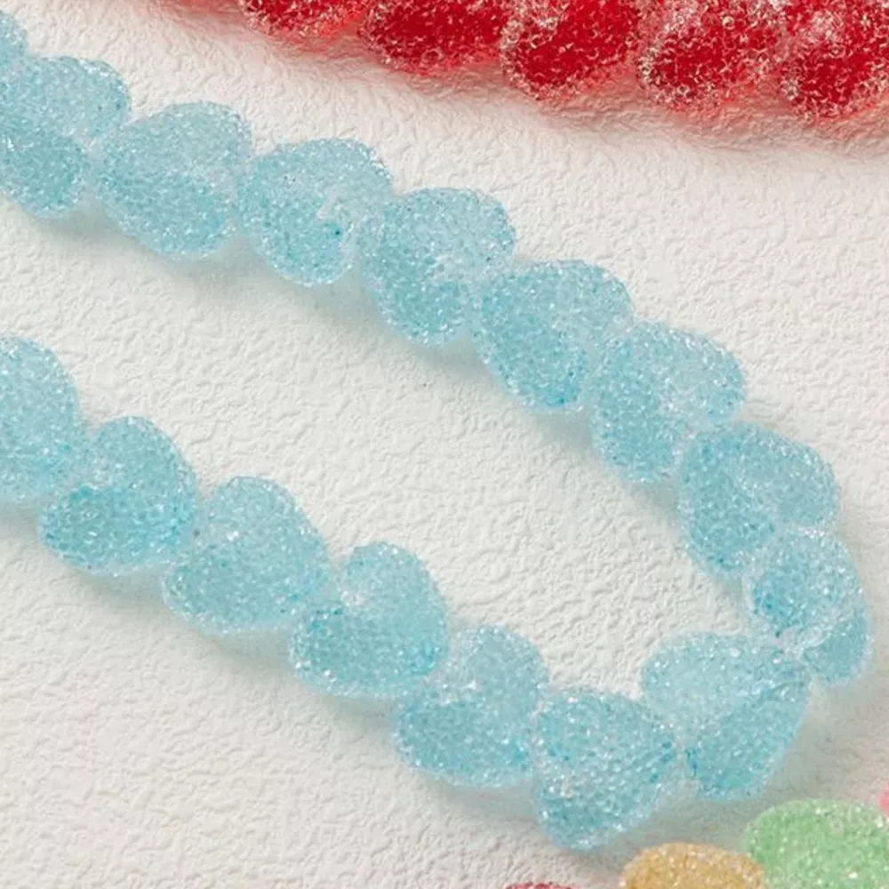 Colorful Resin Heart Necklace, image 16
