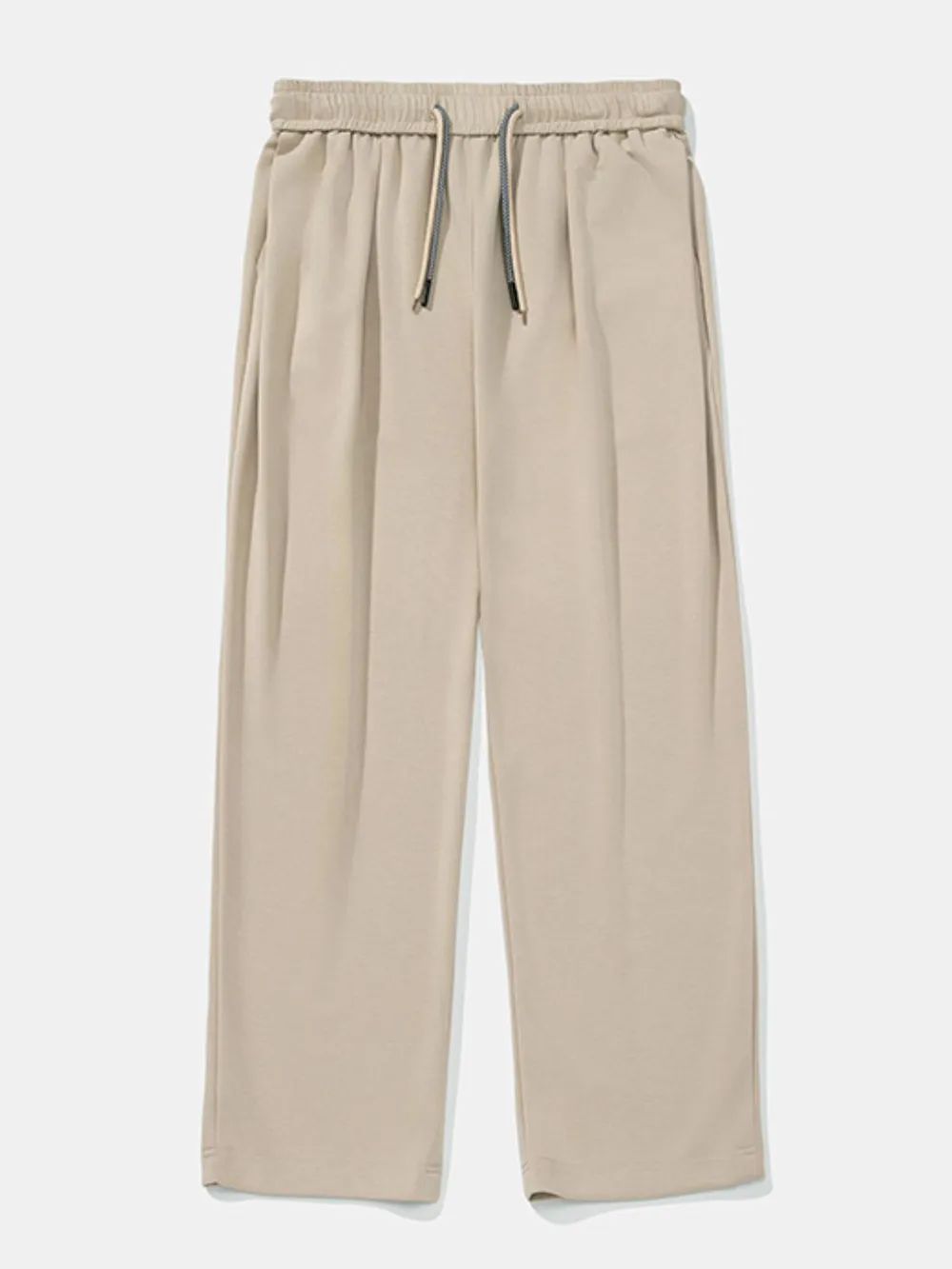 Men's Plus Size Drawstring Wide Leg Pants, image 4