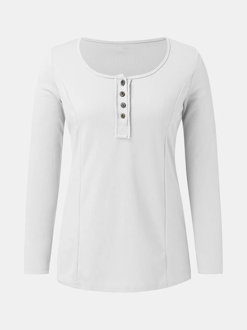 Full Size Scoop Neck Long Sleeve T-Shirt, image 12