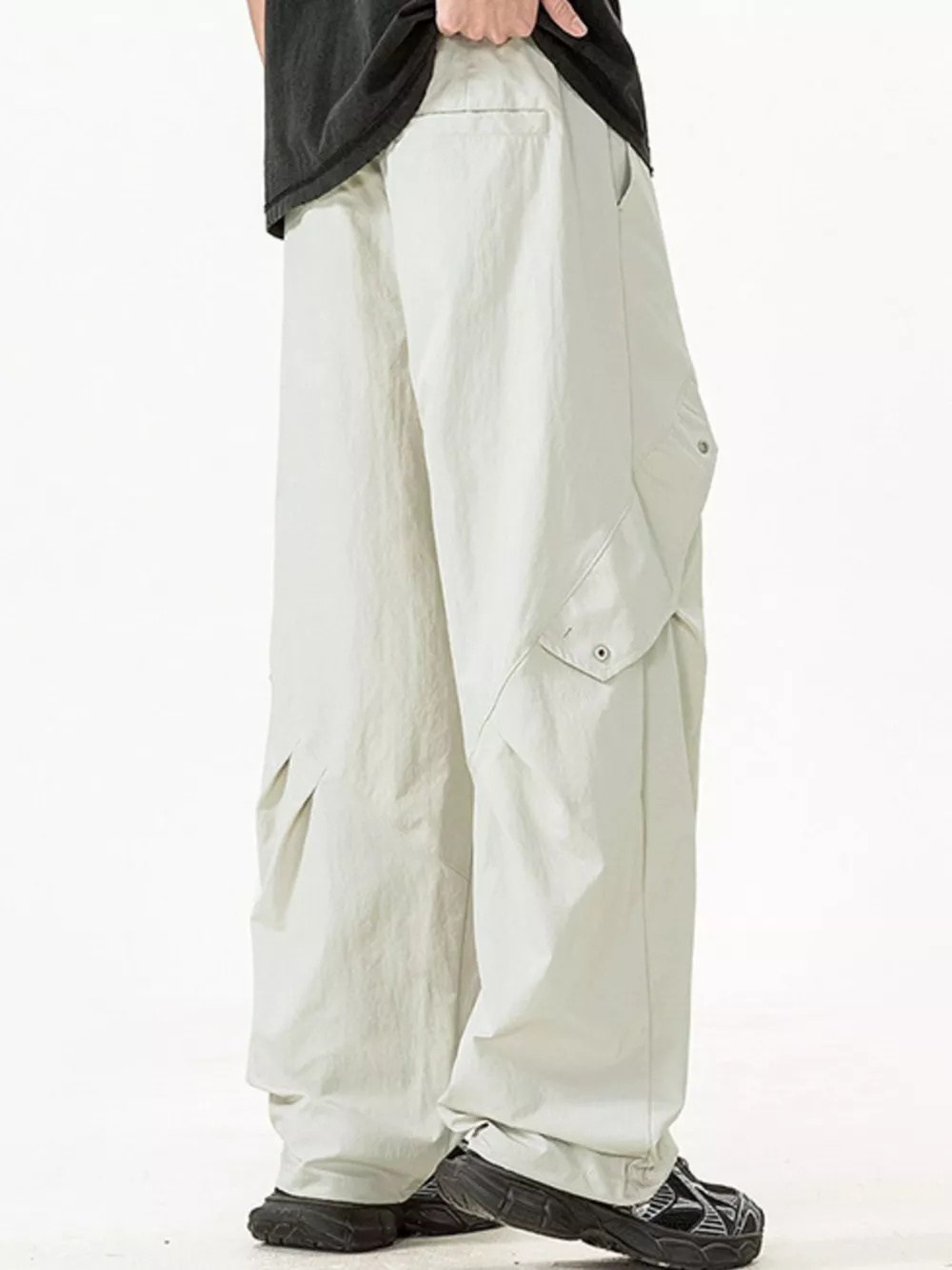 Men's Plus Size Loose Fit Cargo Pants, image 4