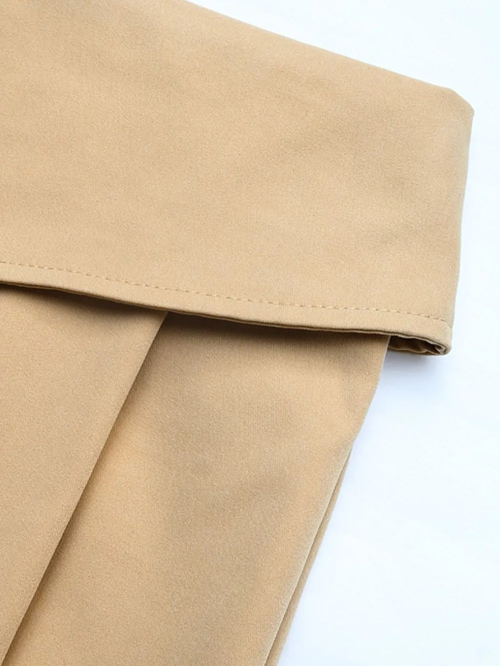 Pleated High Rise Shorts, image 6