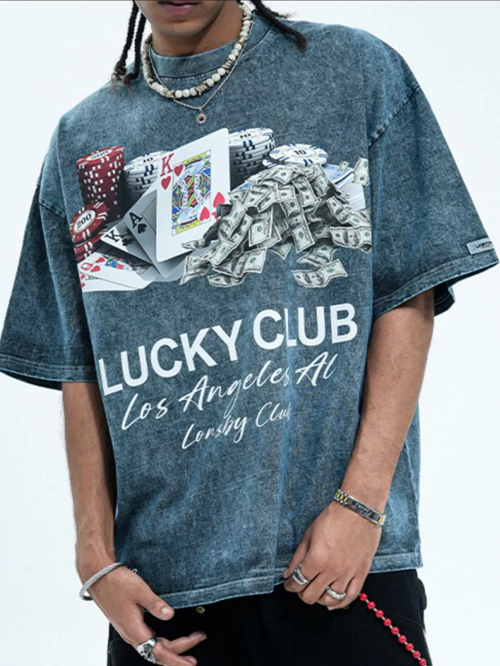 Men's Graphic Round Neck Short Sleeve T-Shirt, image 7
