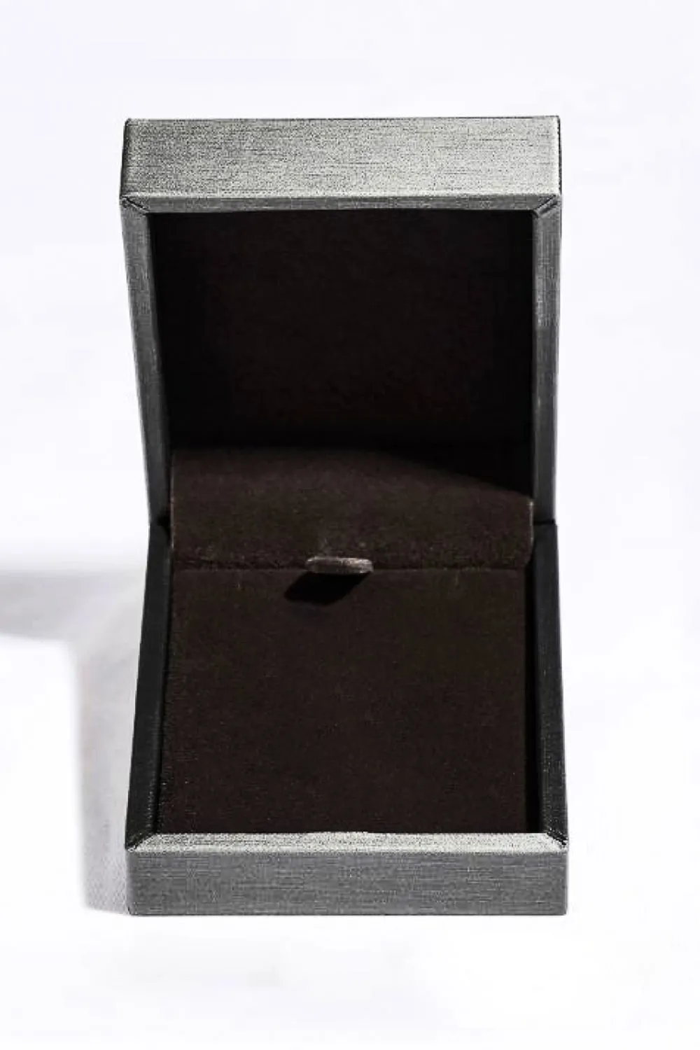10 Carat Moissanite Teardrop Pendant Platinum-Plated Necklace, image 3