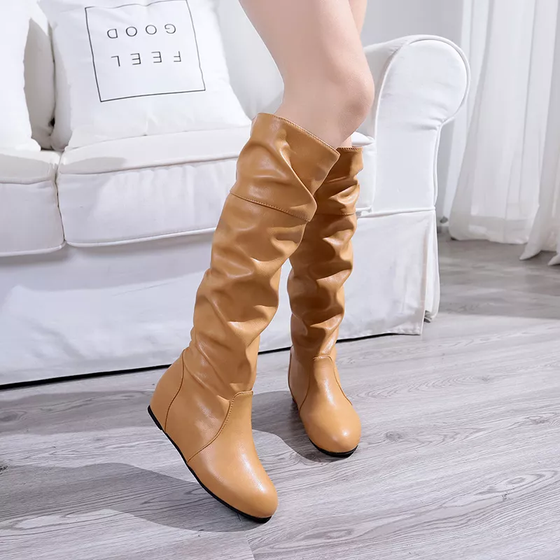 Round Toe Slouch Boots, image 7