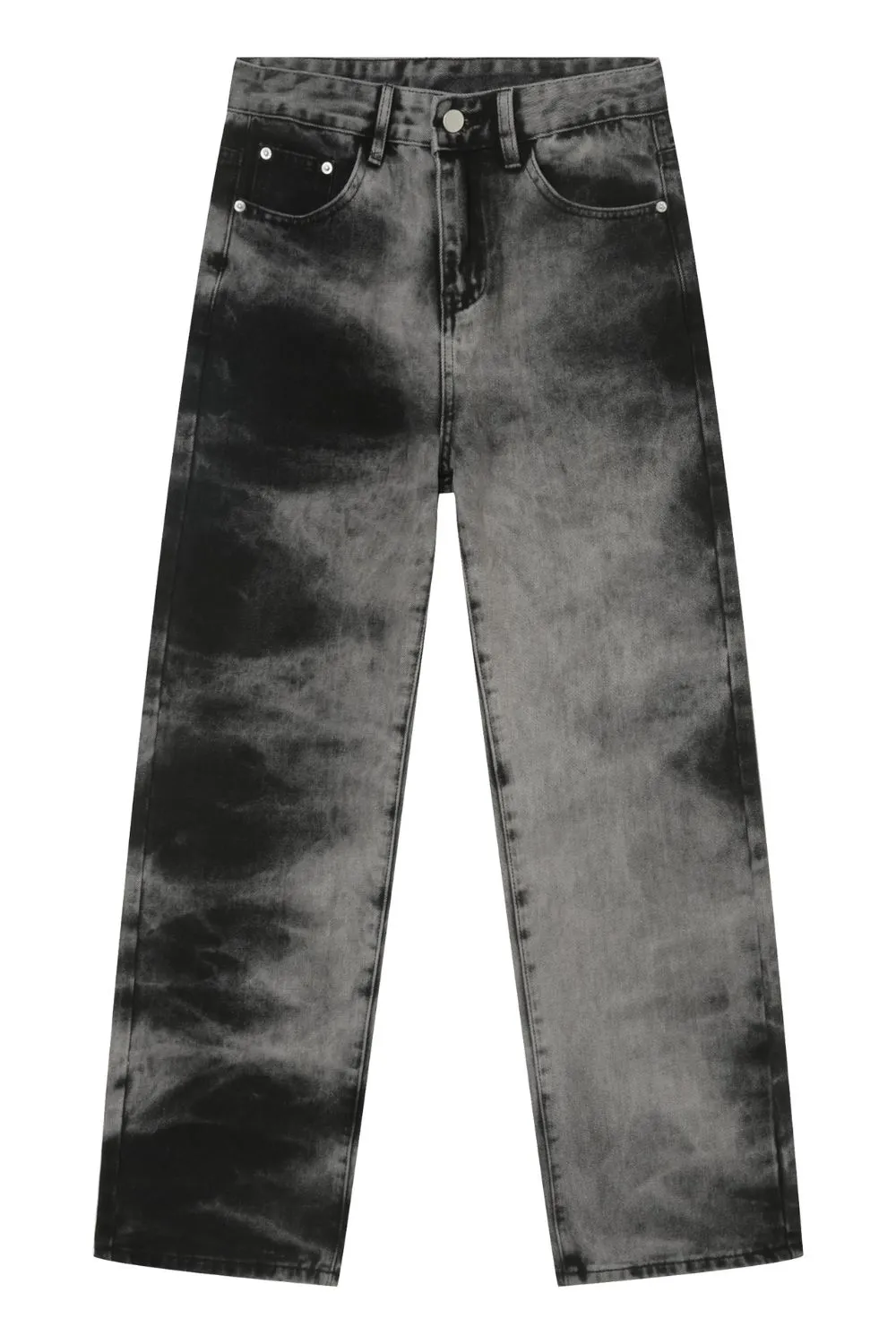 Men's Tie Dye Baggy Jeans with Pockets, image 5
