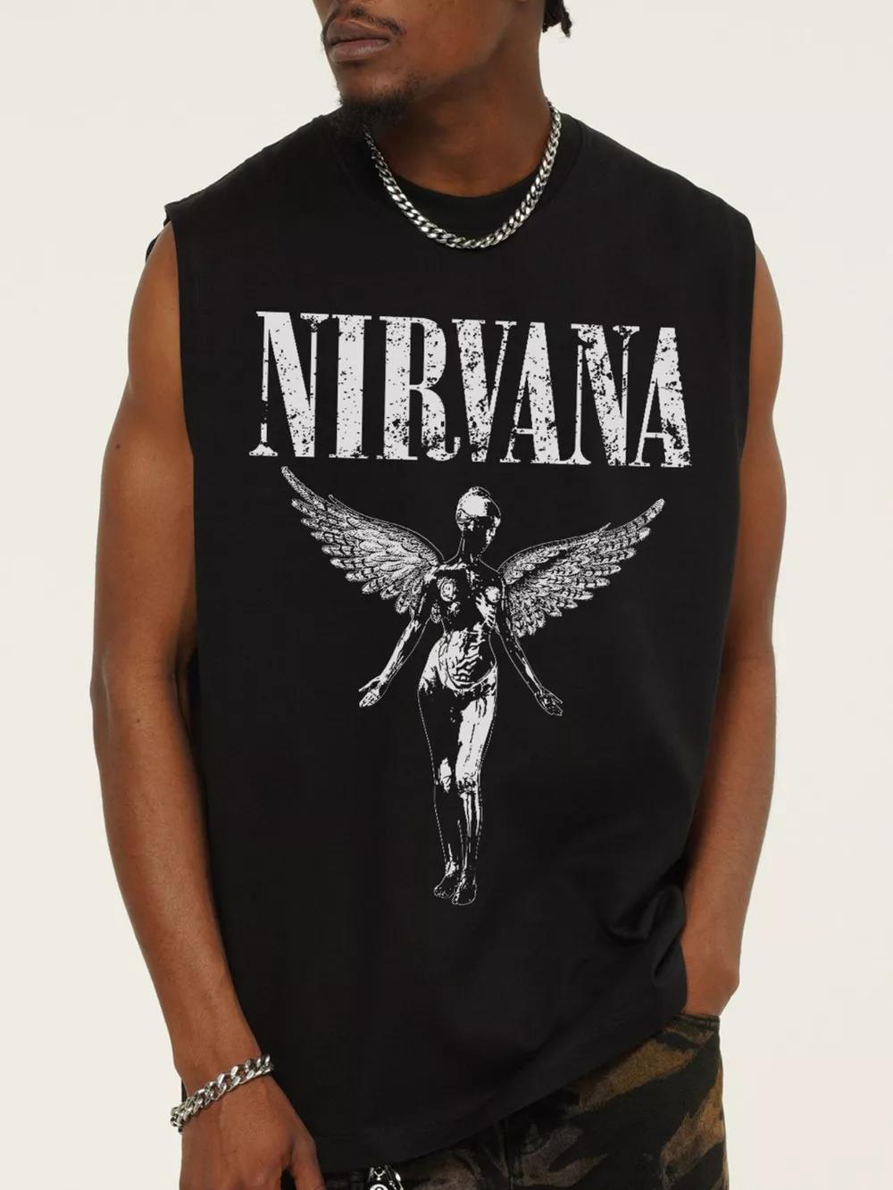 Men's Graphic Round Neck Tank