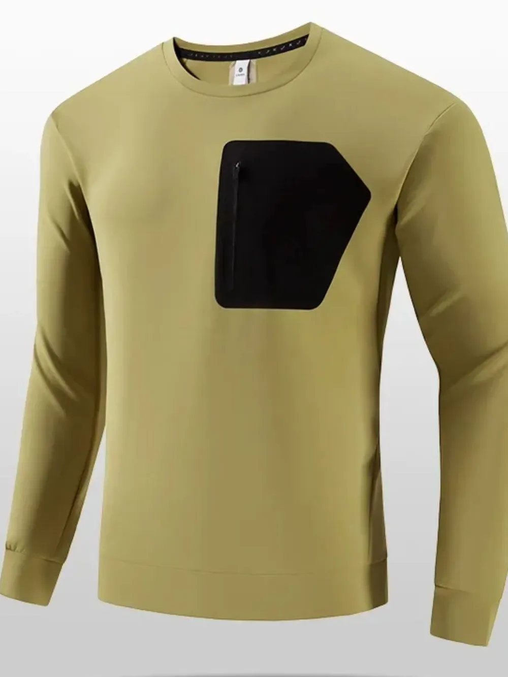 Men's Plus Size Casual Long Sleeve T-Shirt, image 3