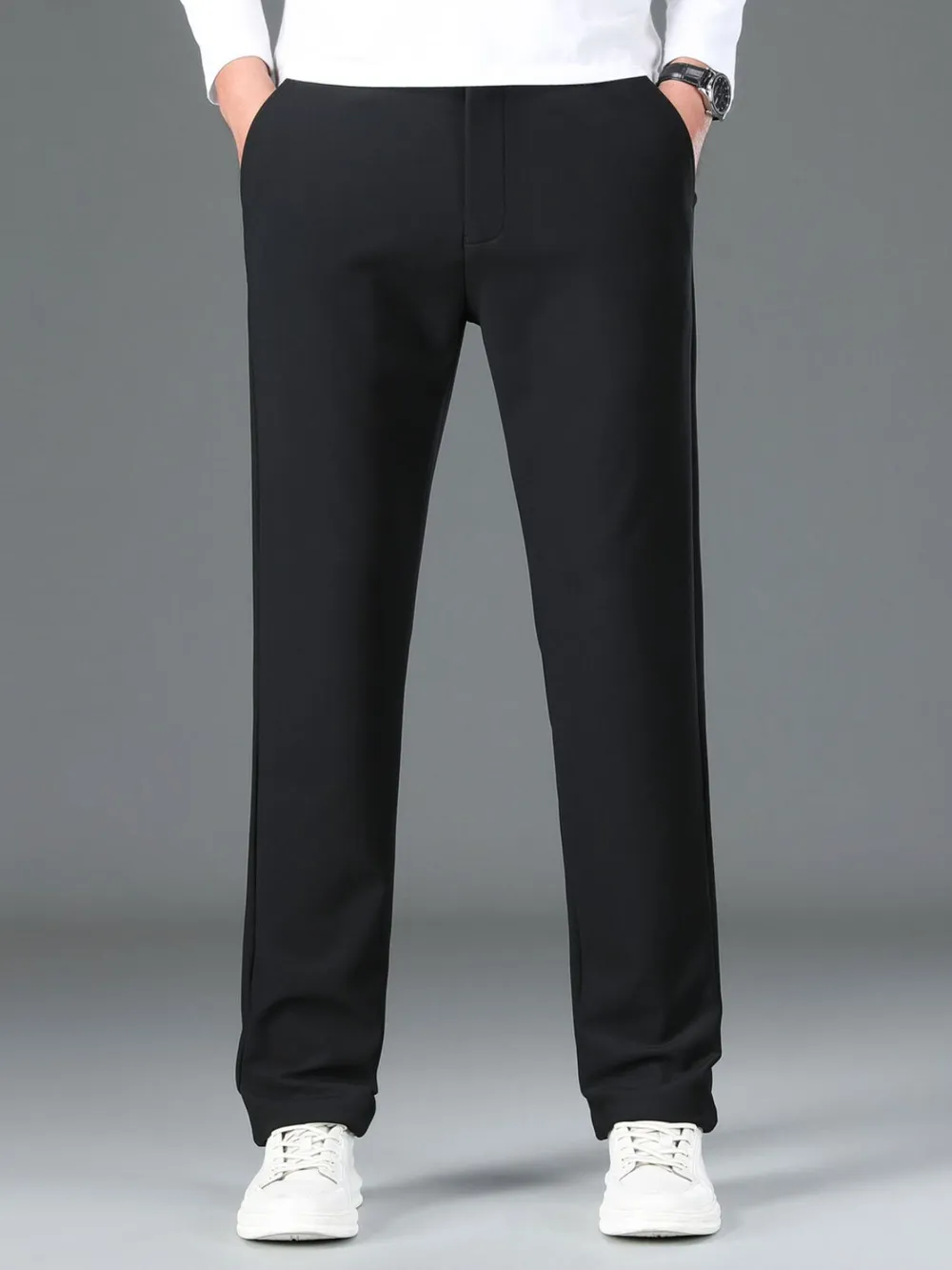 Men's Loose Fit Pants with Pockets, image 2